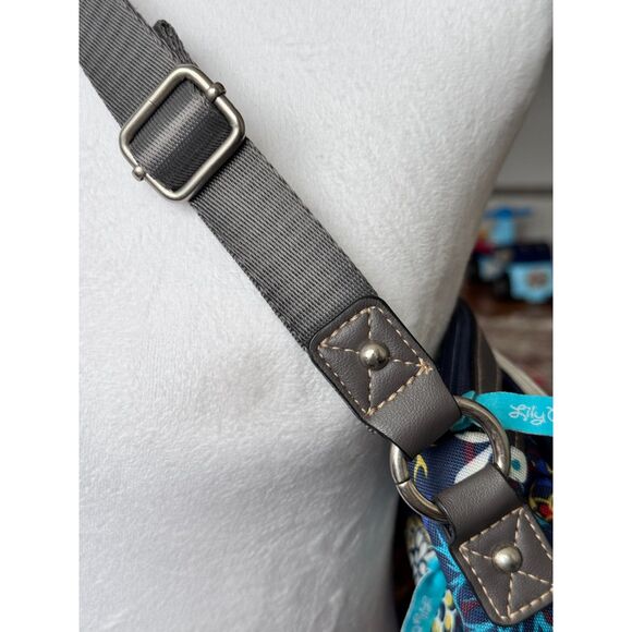 Lily Bloom Bag Purse Canvas Crossbody Adjustable Strap - Picture 9 of 10
